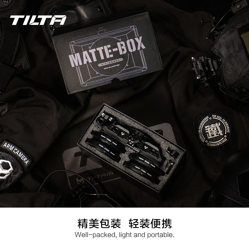 TILTA/铁头mini轻型镜头遮光斗相机配件单反微单碳纤维镜头遮光罩