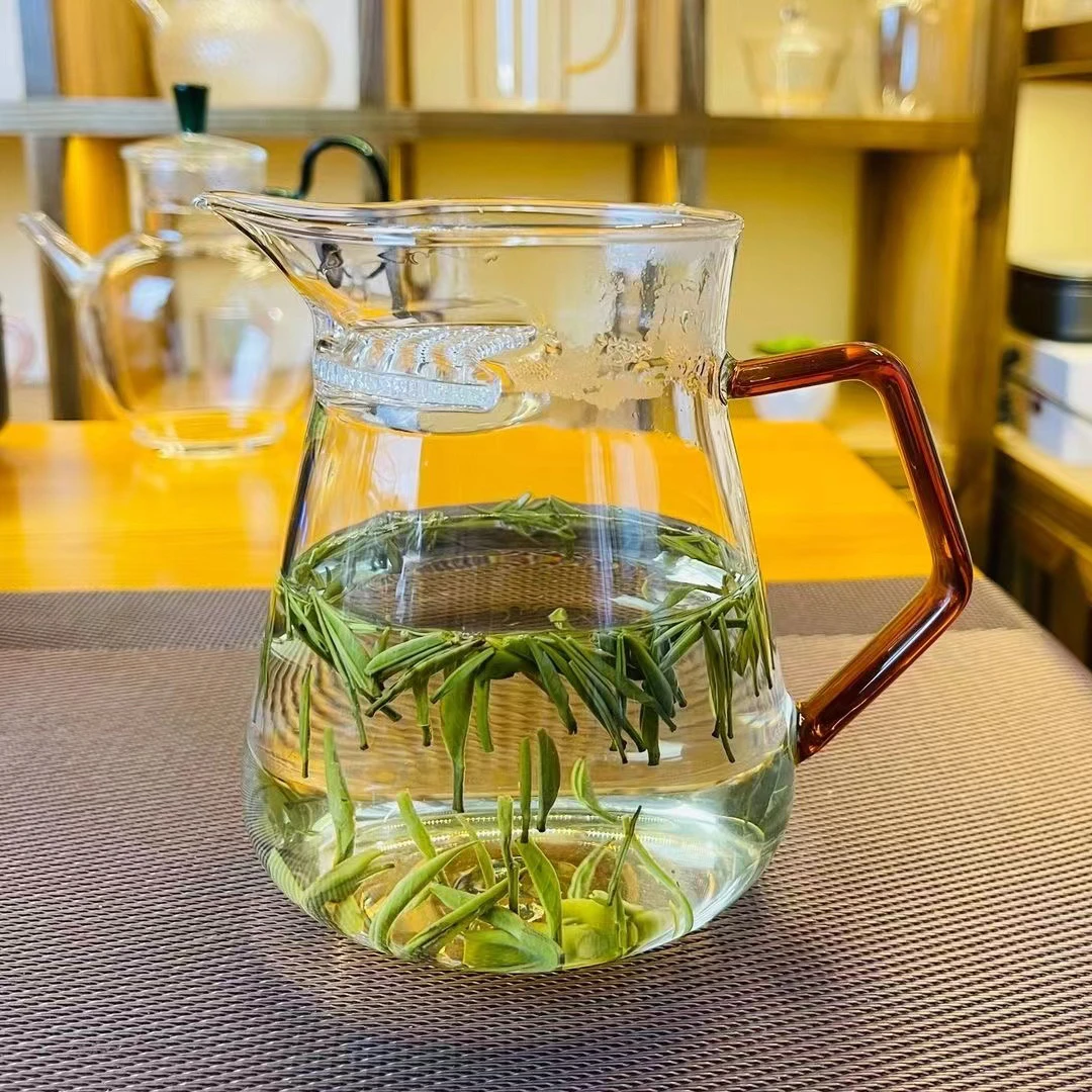 玻璃公道杯加厚耐热高档透明茶漏茶海泡茶过滤分茶器