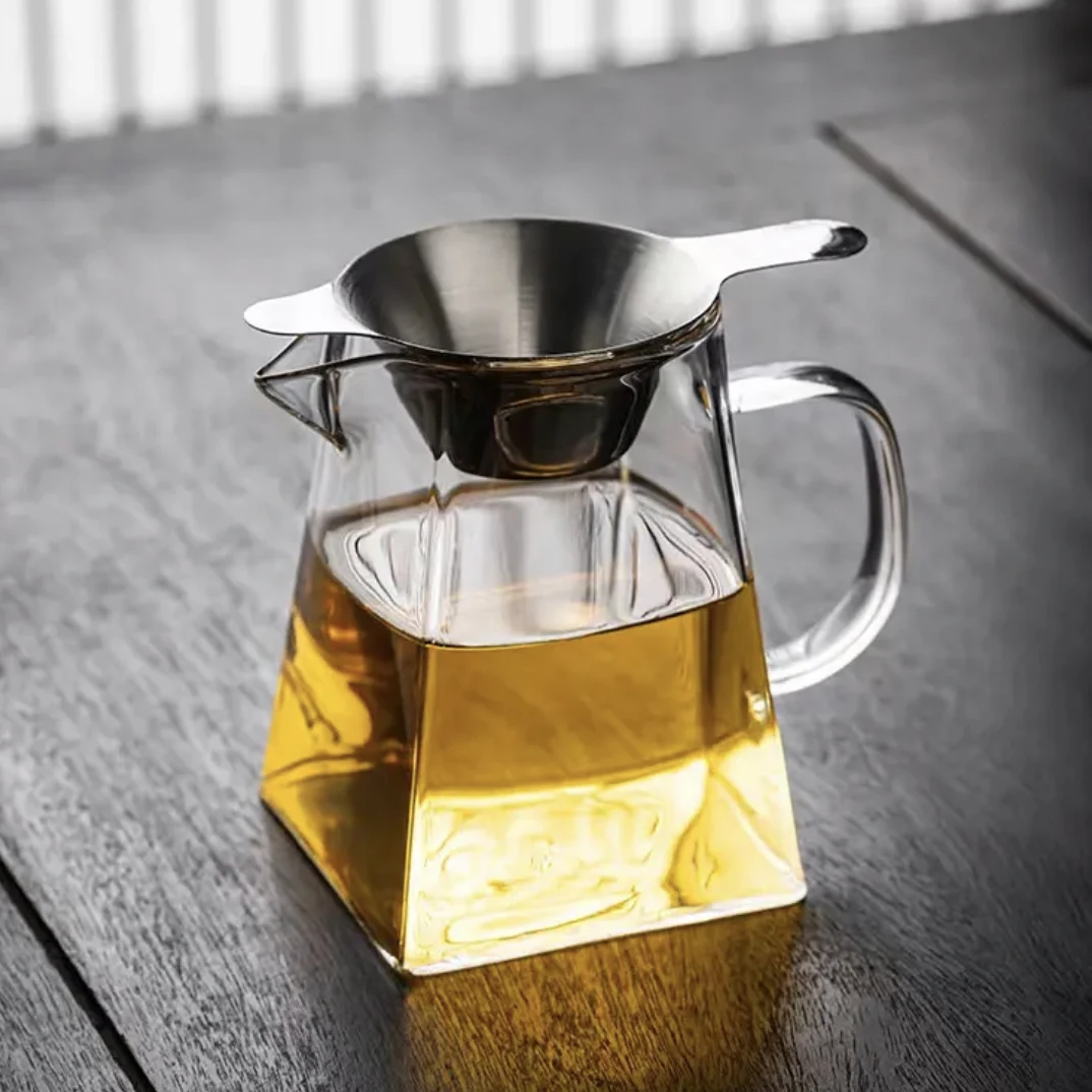 【今日送茶漏】天圆地方高硼硅玻璃钢漏加厚泡茶壶茶水分离新款