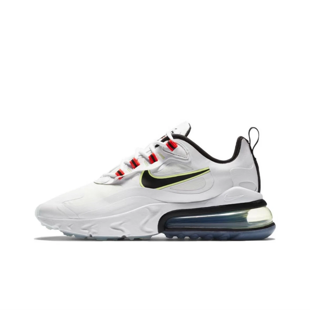 NIKE/耐克【特价微瑕】AirMax270低帮气垫跑步鞋 白黑红CZ6685-100