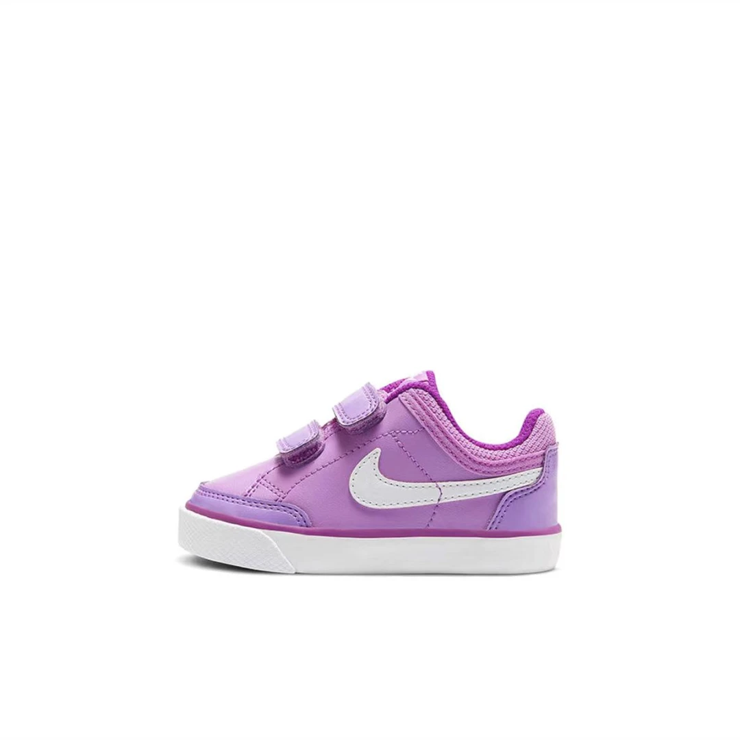 NIKE/耐克【特价断码】婴童 低帮板鞋 学步鞋魔术贴 防滑耐磨 紫色