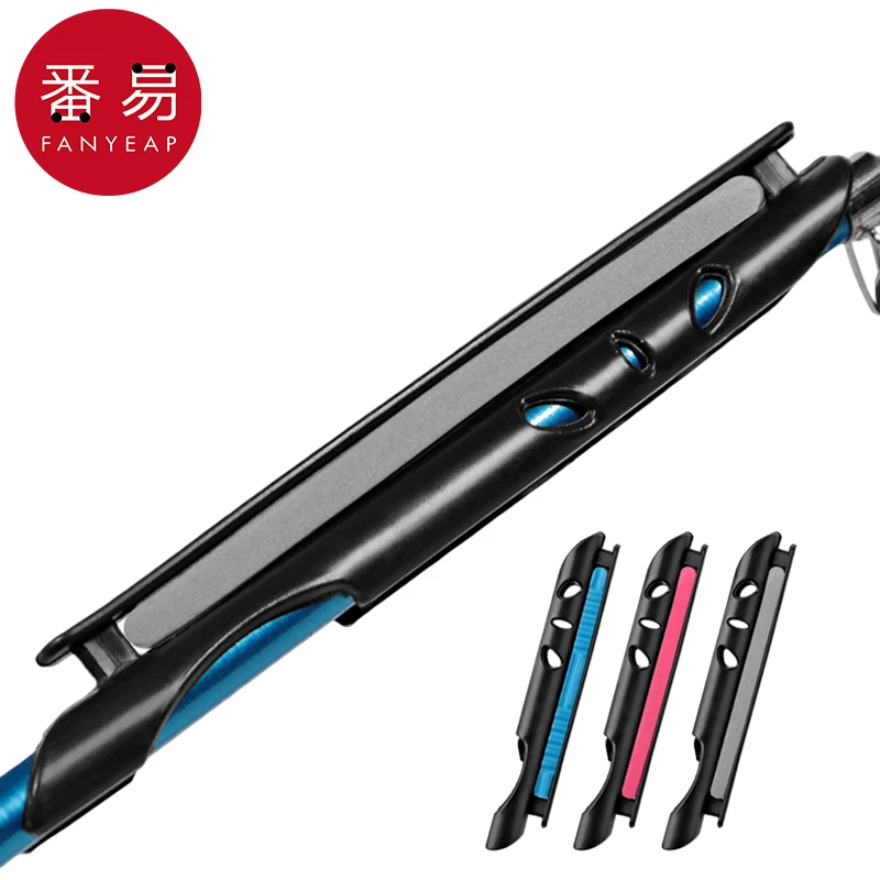 J80通用泡沫鱼竿绕线夹收线器手竿鱼杆卡扣钓鱼缠线器卡夹卡杆黑