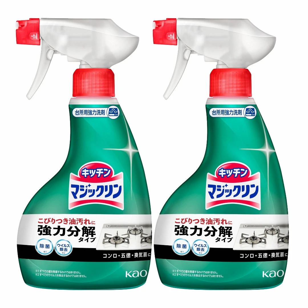 ZB【2瓶】日本本土 厨房油污清洁剂 400ml  6155