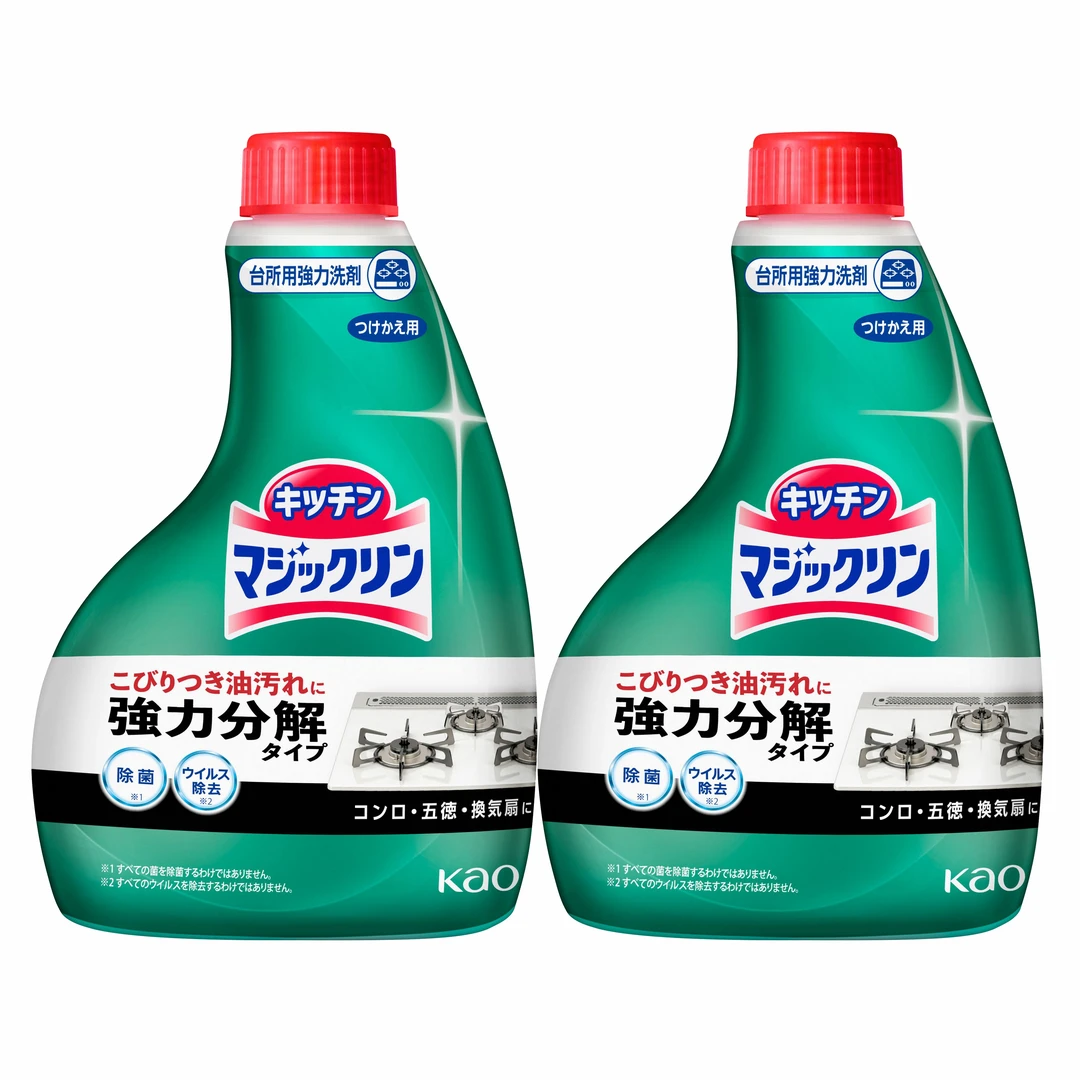 ZB【2瓶】日本 厨房油污清洁剂 400ml 替换 6179