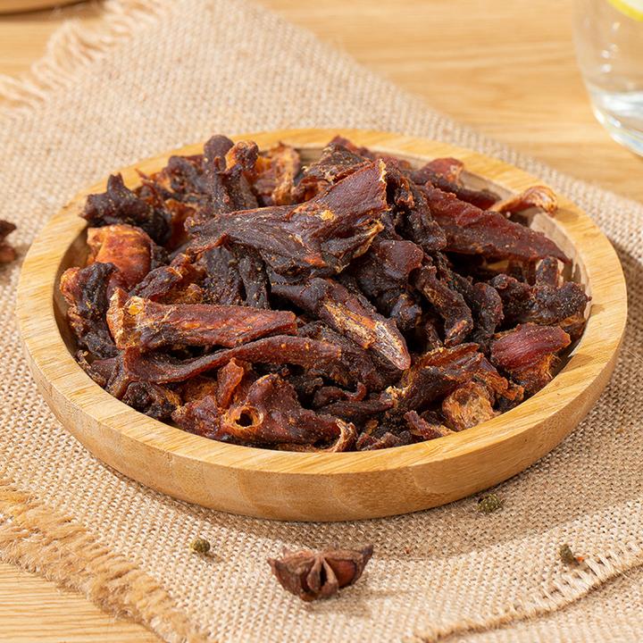 风干鸡肉干肉条边角料罐装碎嘴小零食大桶高蛋白解馋饱腹追剧