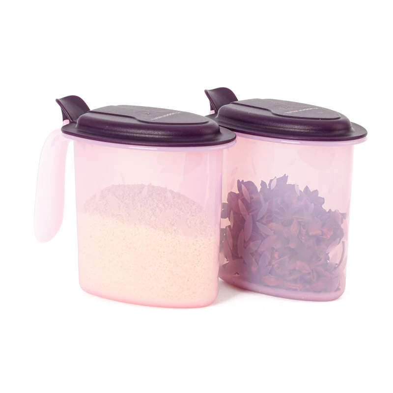 （海）特百惠 500ML大嘴蛙调料盒带盖储存防潮家用快捷调料盐味精盒