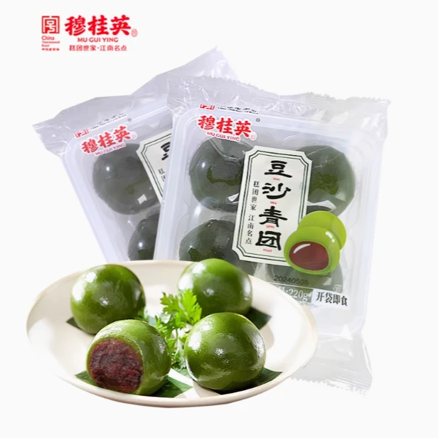 无锡特产穆桂英香甜老字号经典地道豆沙青团开袋即食手工江南特产
