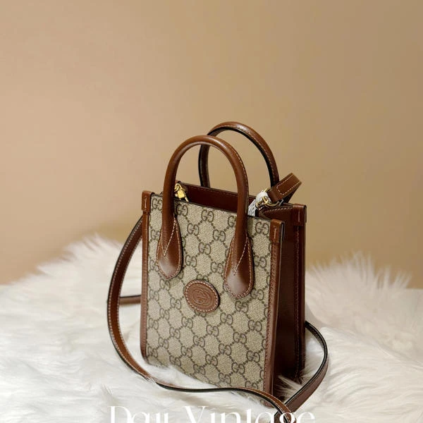 99新 GUCCI/古驰 大吉中古/Gucci古驰乌木色mini琴谱斜挎包