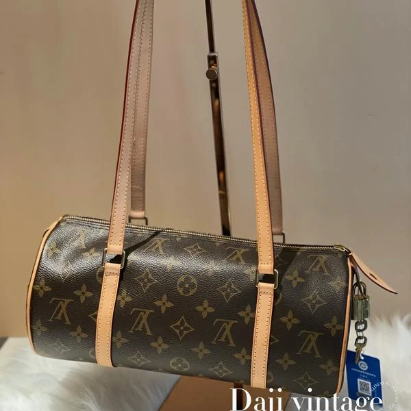 95新 LouisVuitton/路易威登 lv路易威登老花30巴比龙手提包限定