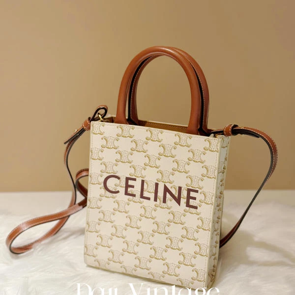 大吉中古/Celine瑟琳白老花琴谱迷你斜挎包