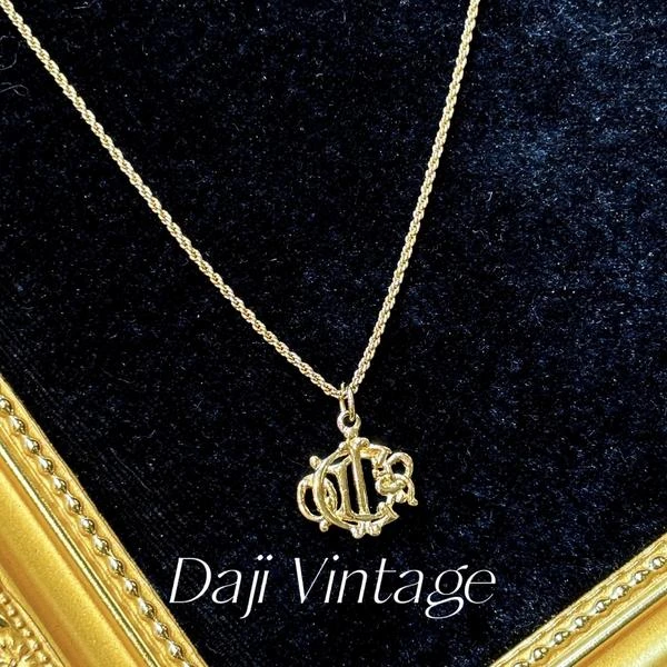 大吉中古/Dior迪奥金色南瓜马车项链