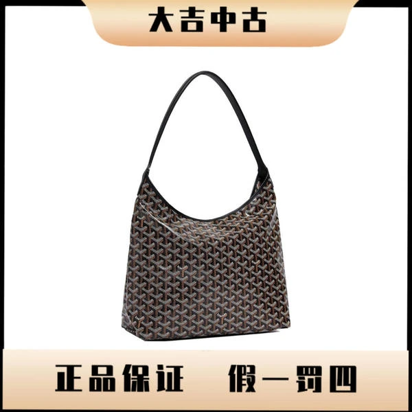 大吉中古/Goyard戈雅黑色hobo单肩包