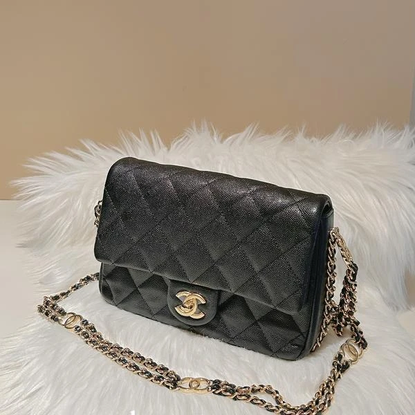 大吉中古/Chanel香奈儿23C logo链条斜挎包