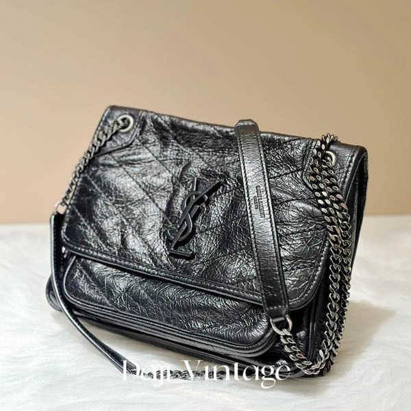 大吉中古/YSL圣罗兰中号niki单肩包D扣