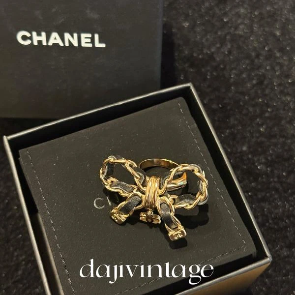 大吉中古/Chanel香奈儿蝴蝶结戒指