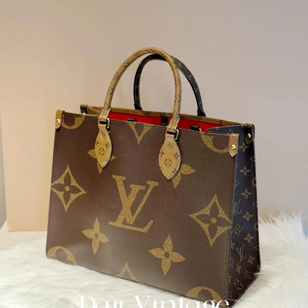大吉中古/LV中号老花On the go 手提包