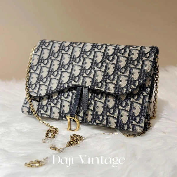 大吉中古/Dior迪奥马鞍woc链条单肩包