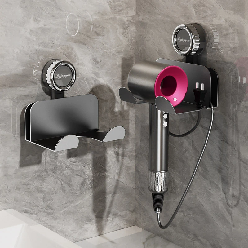 【佳立方】复古吸盘吹风机架免打孔风筒吹风机置物架卫生间收纳架