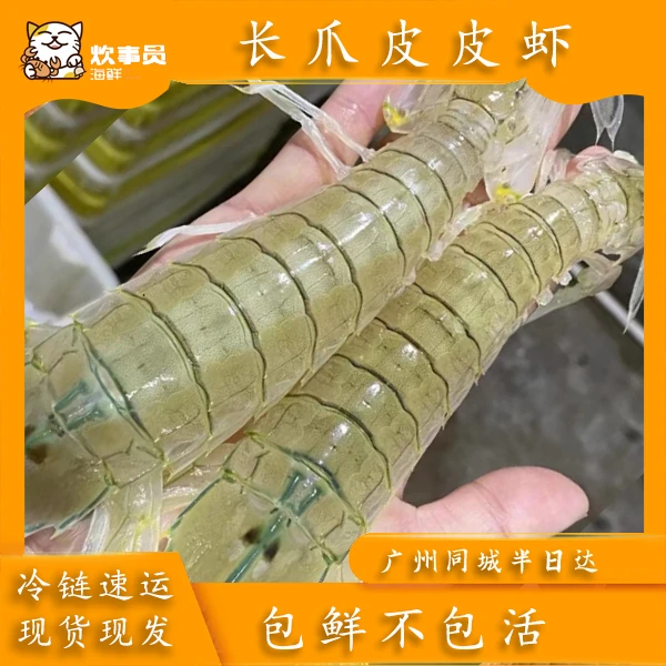 《土豪大》两斤北部湾长爪皮皮虾公 收到马上蒸熟 鲜活发包鲜不包活