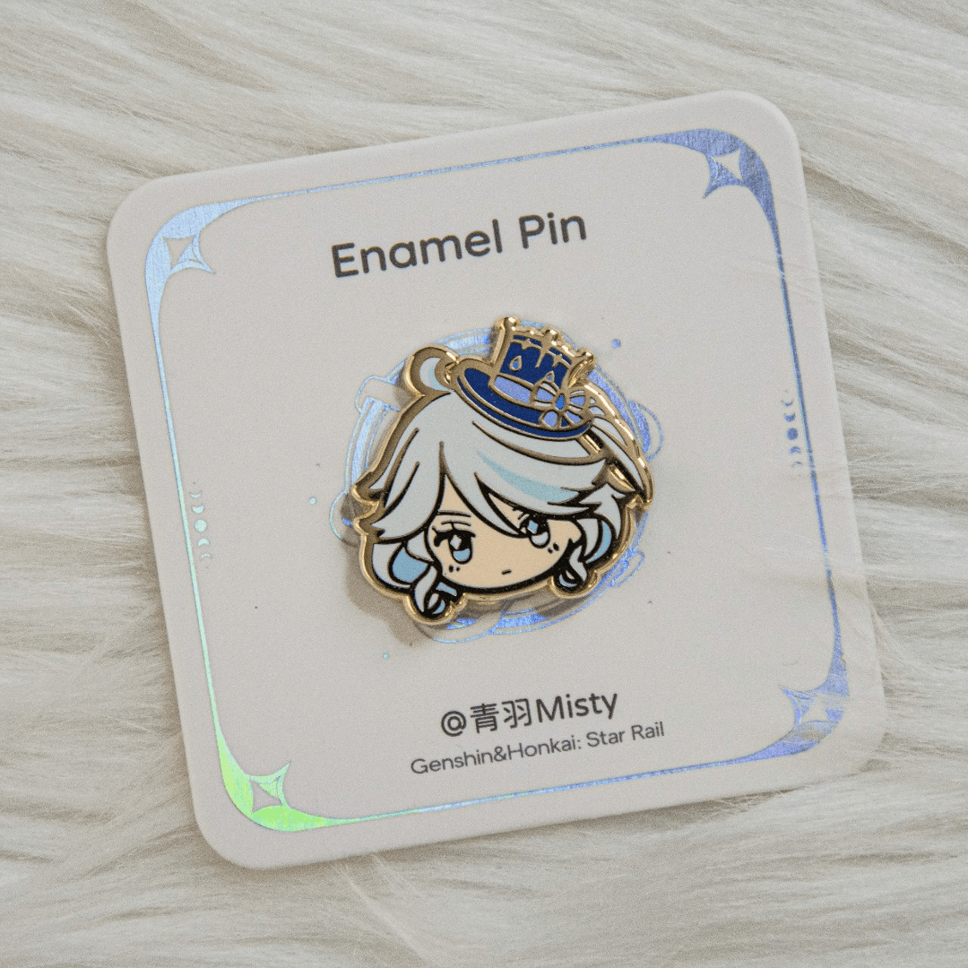 锌合金胸针 原创同人周边芙宁娜仿珐琅金属徽章【青羽misty】