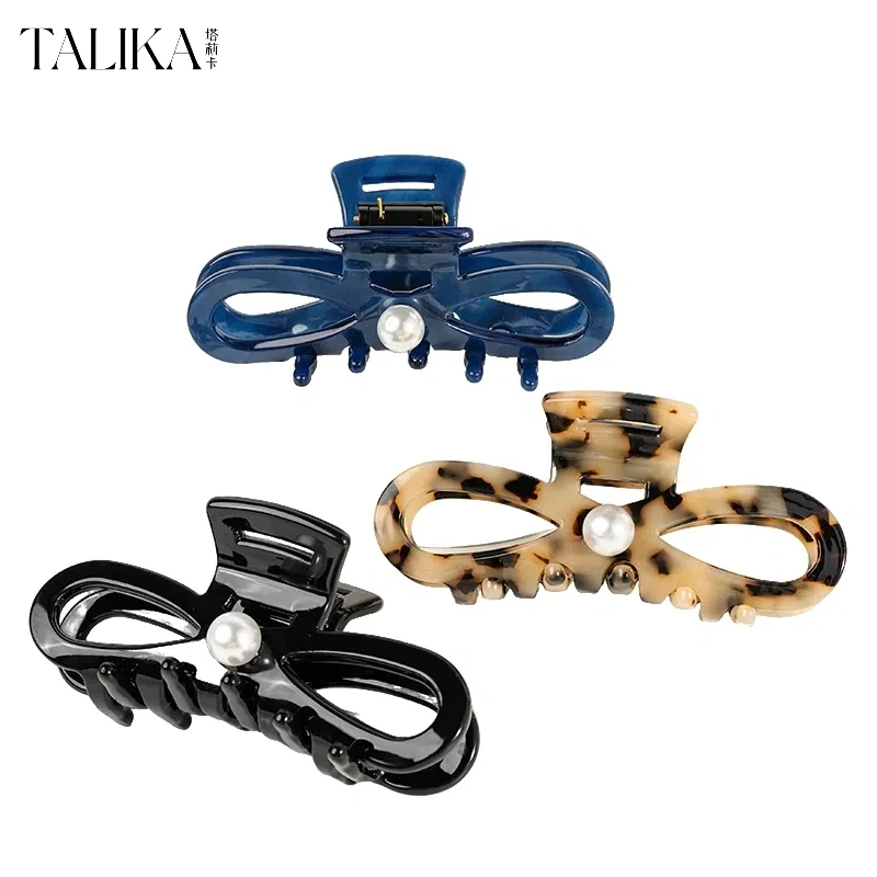 塔莉卡TALIKA新款气质网红爆款百搭出街简约醋酸发夹鲨鱼夹高级感