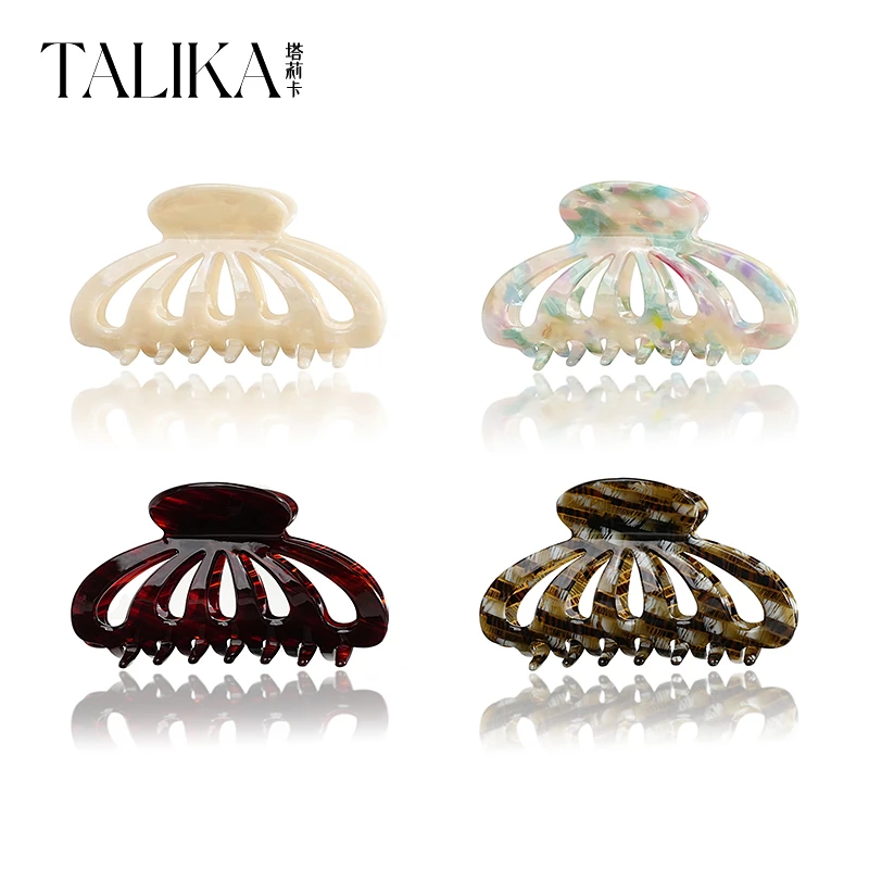 TALIKA新款“简”系列南瓜鲨鱼夹洋气女抓夹DB鲨鱼夹百搭发饰发夹