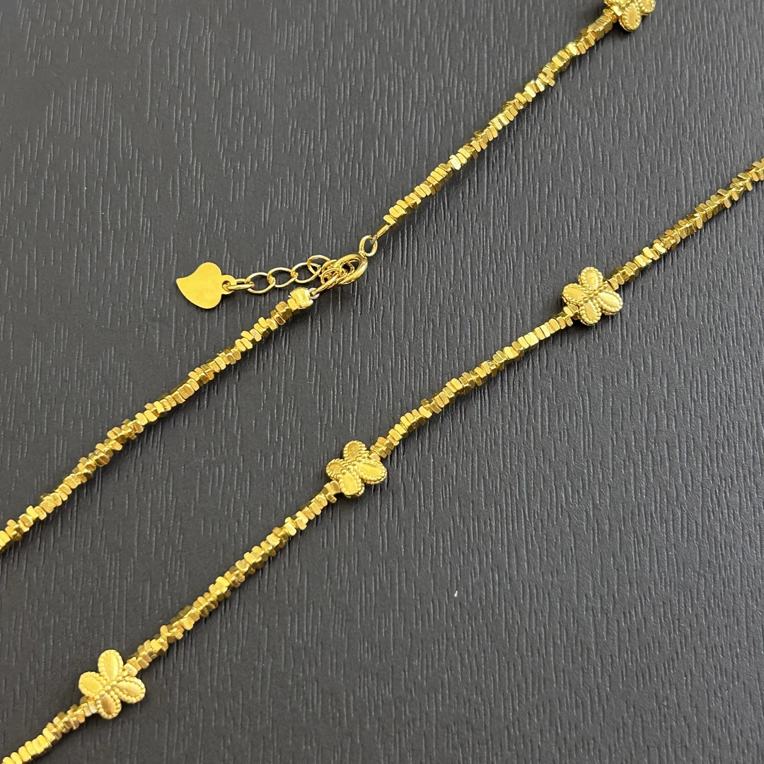 链子925银 【店长专享】925银碎银蝴蝶项链YXL095