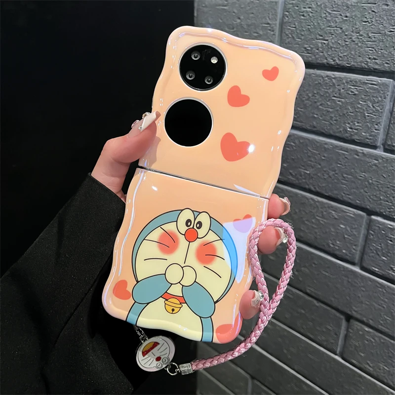可爱卡通猫咪华为p50pocket手机壳pocket S折叠屏硅胶保护套女款