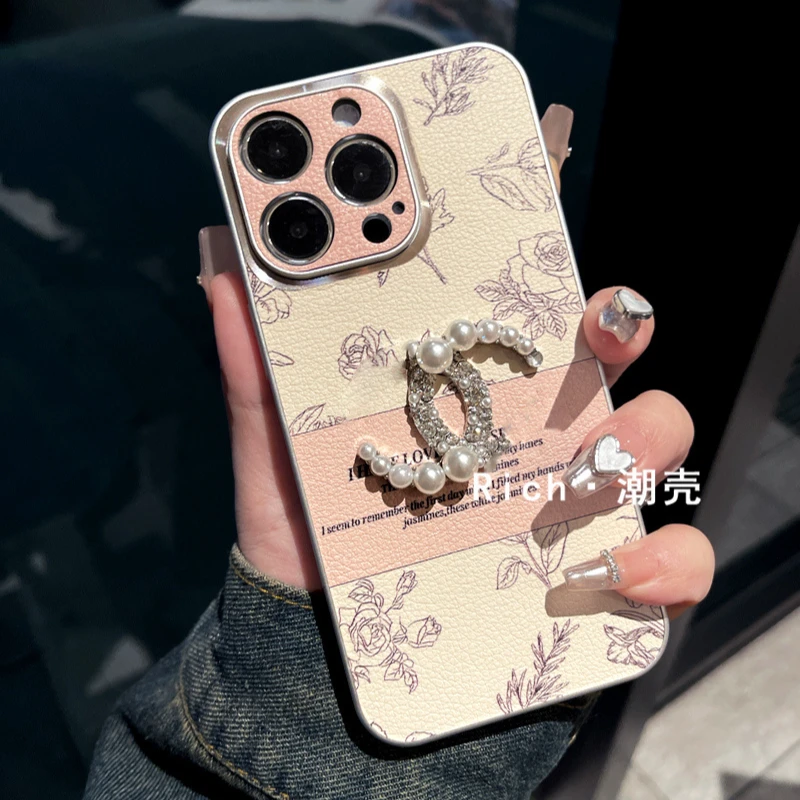 苹果/华为/荣耀/oppo/vivo小米手机壳iPhone15轻奢14花朵13pro女