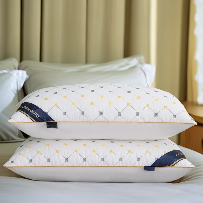 【买一送一】星级酒店枕头枕芯学生护颈椎家用枕头芯不塌陷一对装