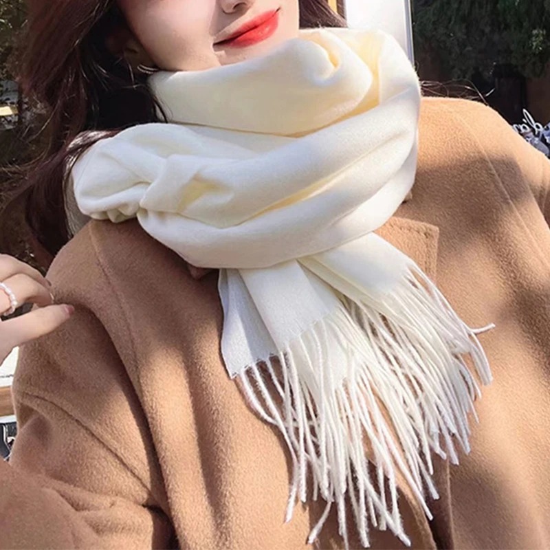 拉夏贝尔/25现货秋新韩版百搭保暖加厚围脖围巾 7145 LDP22