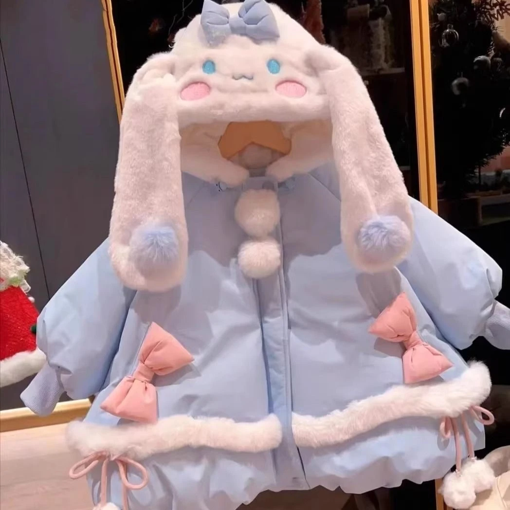 【加绒加厚】加厚棉服冬装保暖棉衣外套新款玉桂狗款卡通棉袄可爱