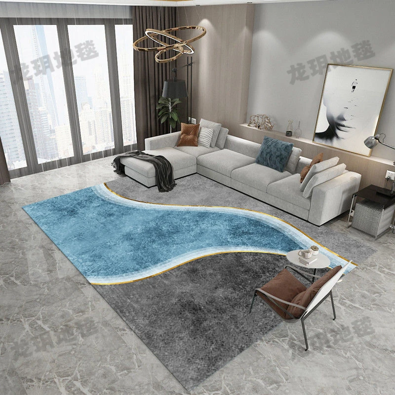五防圈绒轻奢简约客厅地毯防污防水卧室高级沙发家用加厚大面积