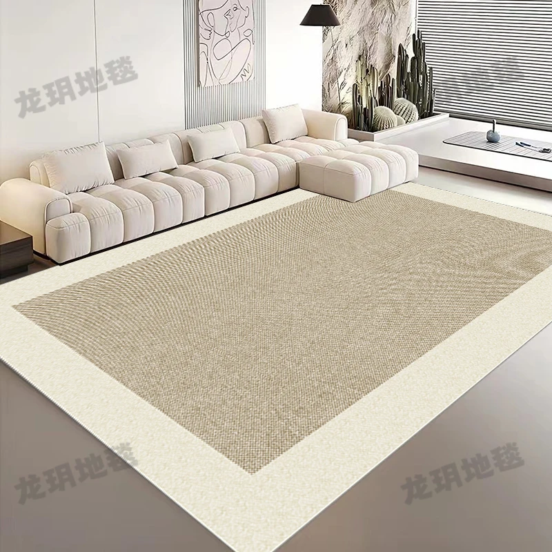 五防圈绒法式复古客厅轻奢高级沙发茶几地毯卧室床边家用美式简约