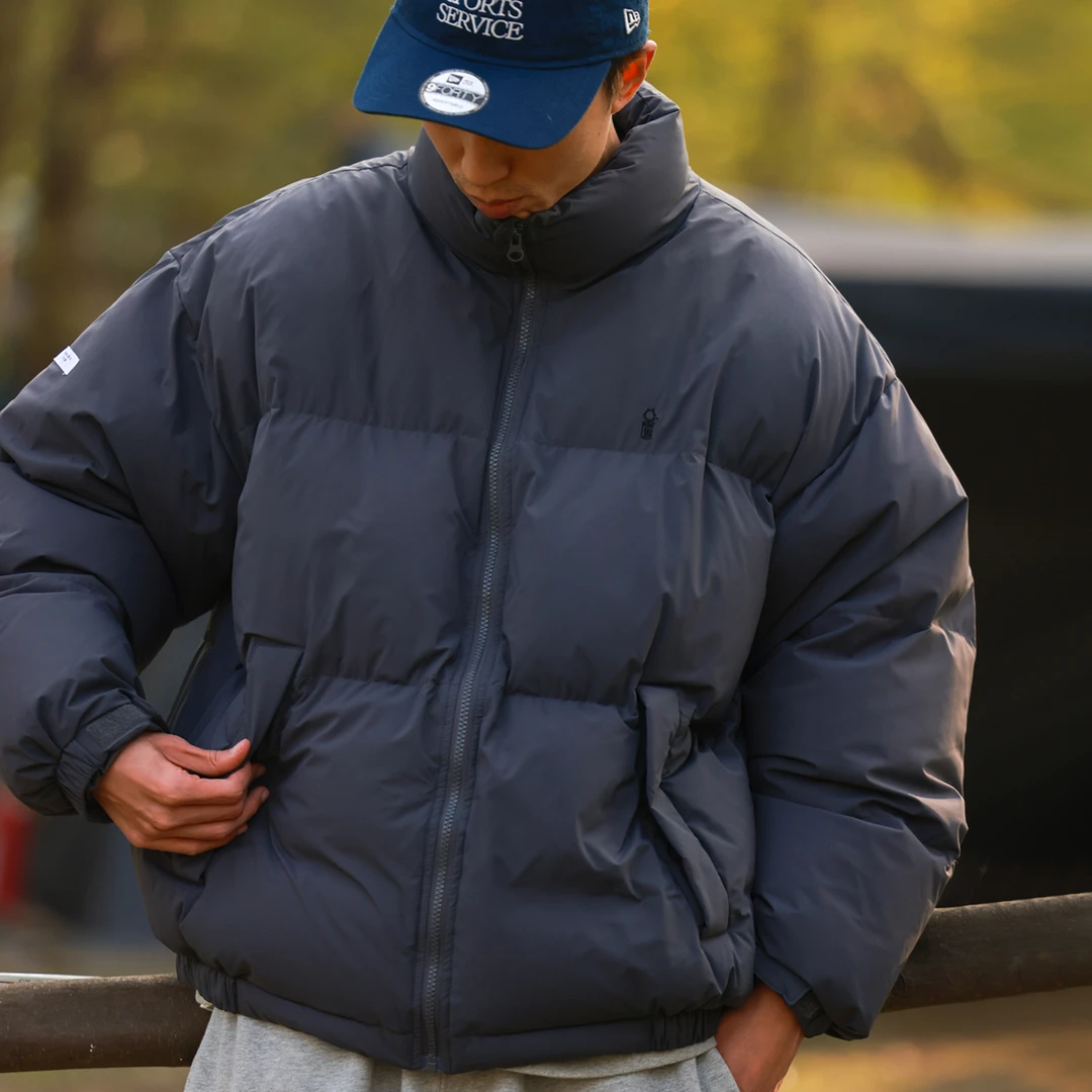 直播专属PINSKTBS 24冬季日系90白鸭绒羽绒面包服保暖羽绒外套男