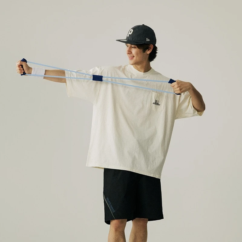 PINSKTBS 24SS春夏日系抗皱速干凉感功能户外运动短袖男