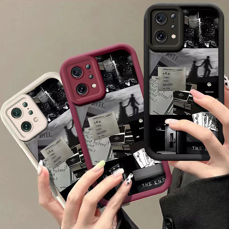 OPPOfindx5手机壳天眼阶梯全包镜头简约防摔新款女复古高颜值轻奢