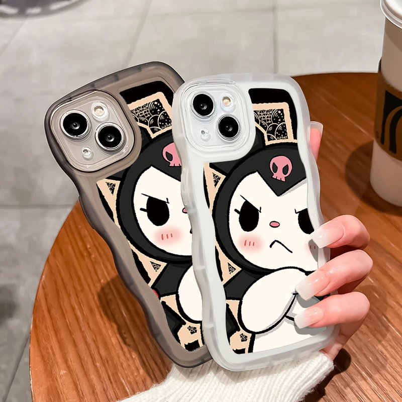 【苹果/华为/OPPO/VIVO/小米】大波浪库洛米全包防摔可爱透明壳