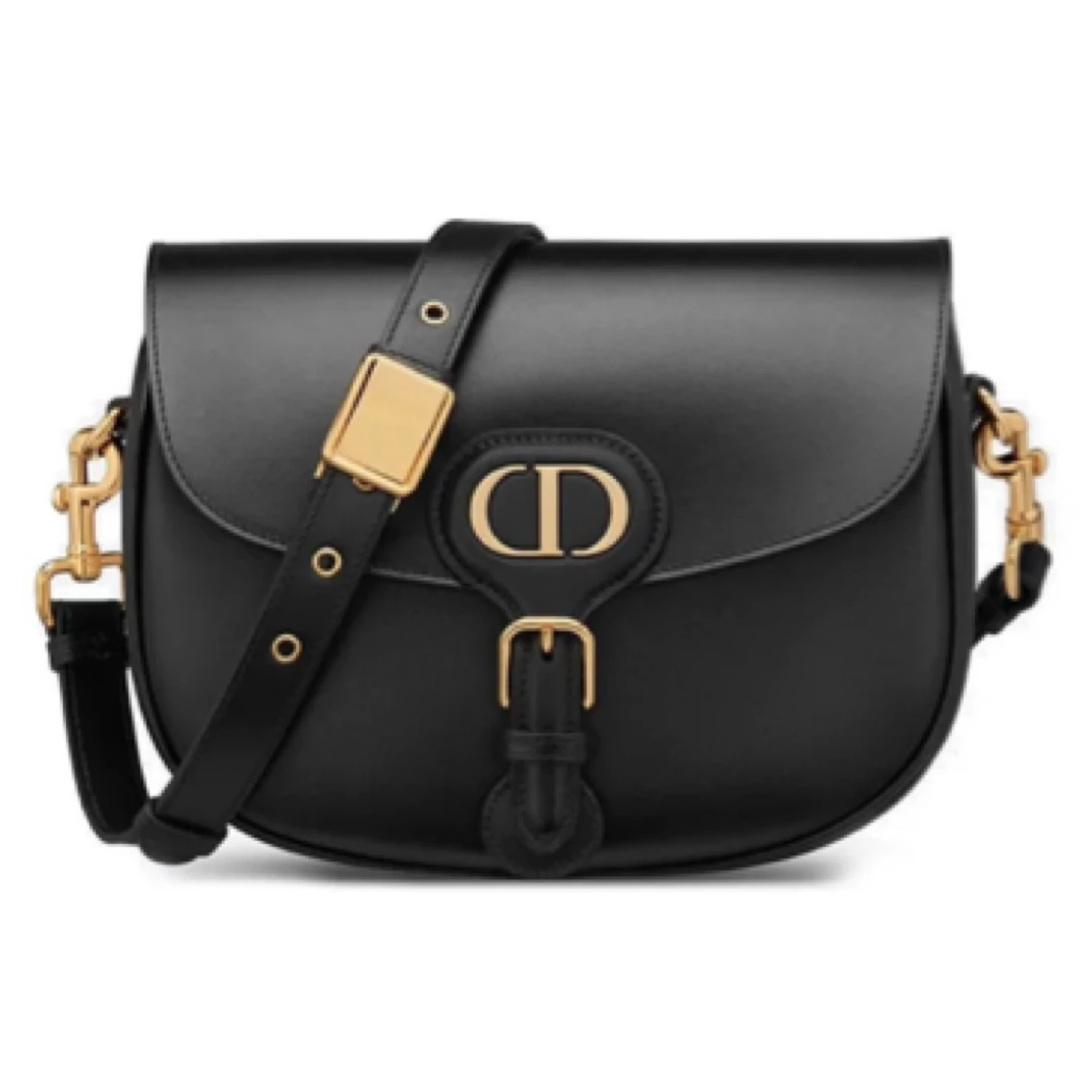 95新 DIOR/迪奥 迪奥Dior 斜挎包 bobby中号黑色/JW1060