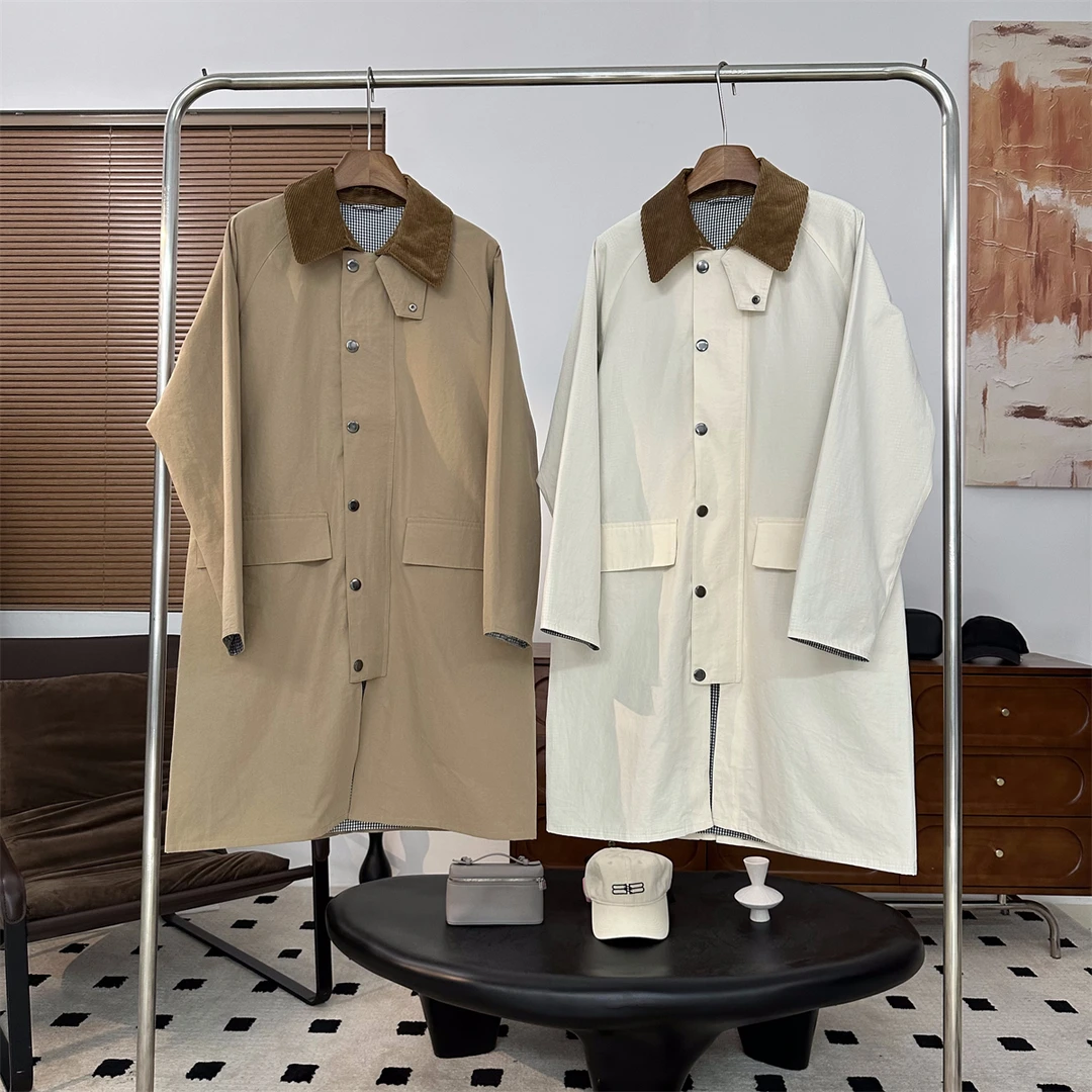 TITANIA INGLIS 风衣外套中长款女秋季带翻领气质英伦风衣6151