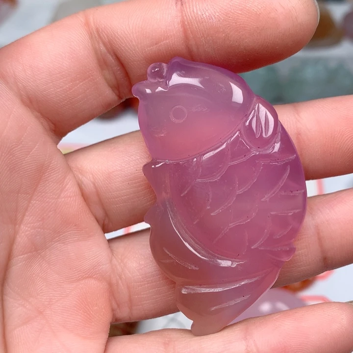 玛瑙/玉髓珠宝半成品未镶嵌蓝****饰