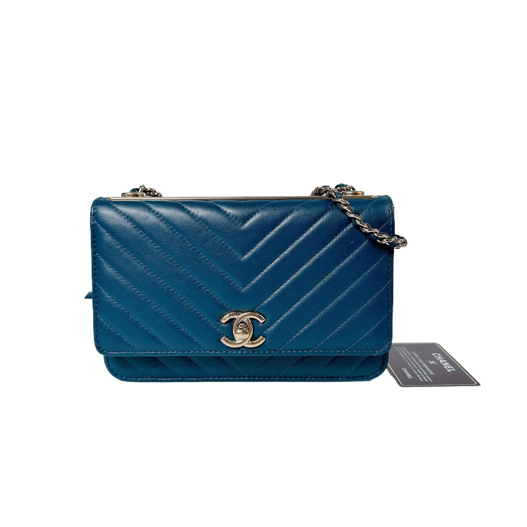 95新 Chanel/香奈儿 安洁利严选口盖包/BK0127704 单肩包
