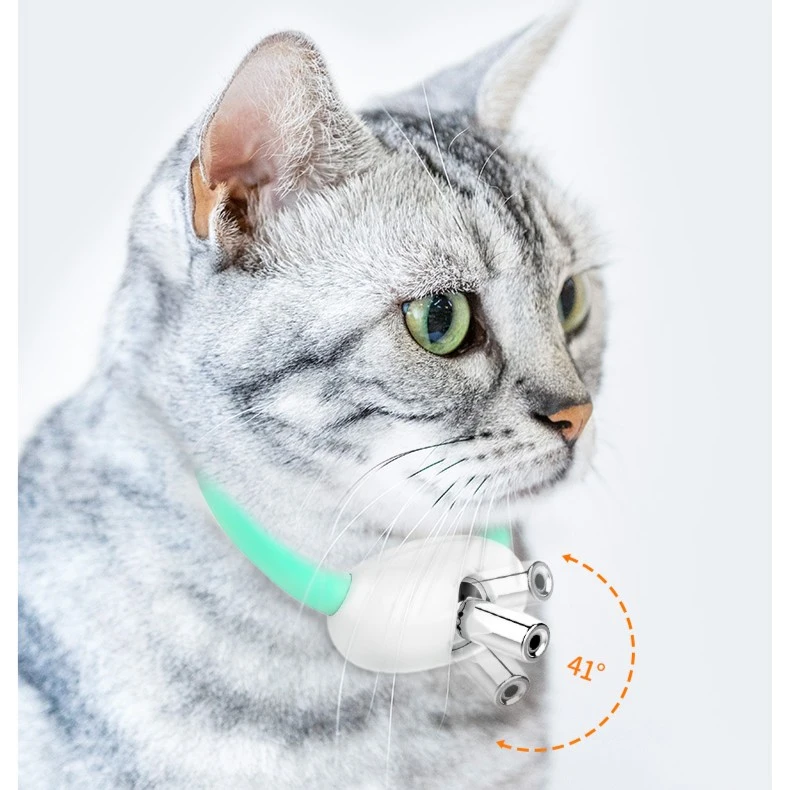 RUAYIRUA宠物玩具猫玩具智能激光逗猫项圈红外线投影逗猫笔可充电