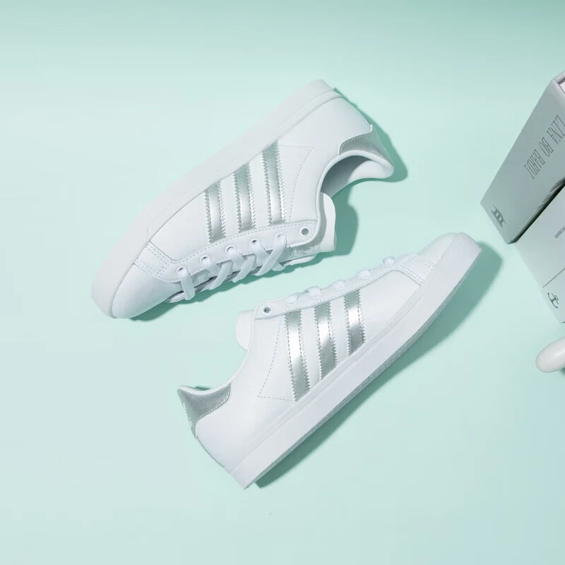 Adidas阿迪达斯三叶草女鞋COAST STAR休闲鞋低帮板鞋小白鞋EE6521