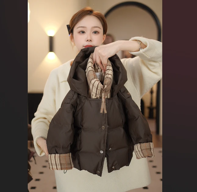 2024冬季新款儿童时尚百搭宽松保暖假两件休闲冬款棉服外套58621