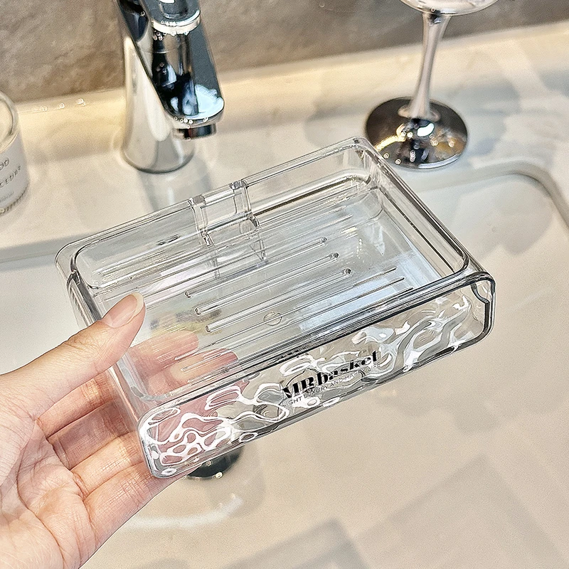 肥皂盒壁挂免打孔香皂盒壁挂卫生间肥皂收纳盒家用双层香皂置物架