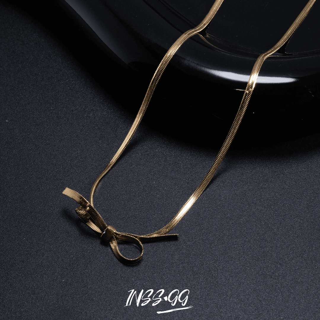 钛钢项链 【INSS · GG】气质轻奢时尚百搭高级项链X687