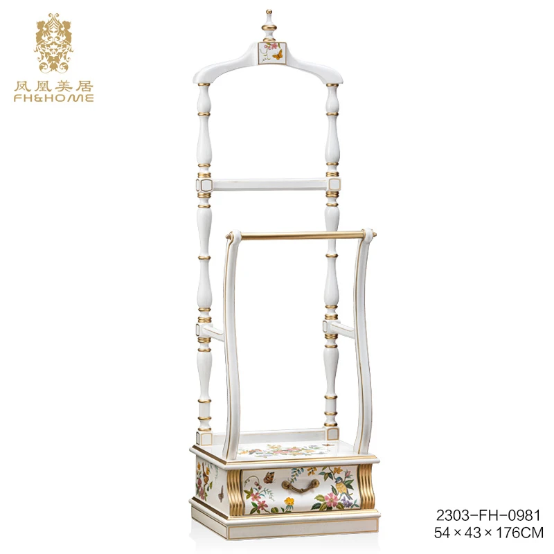 FH&HOME/凤凰美居奢华手绘家私衣帽架装饰工艺饰品