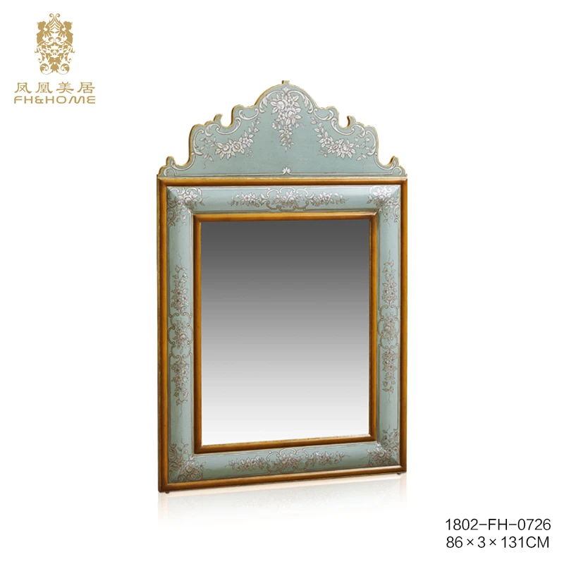 FH&HOME/凤凰美居欧式家居饰品奢华家用玄关镜子摆件