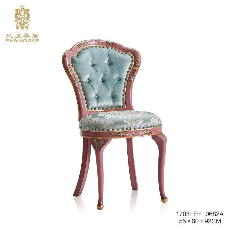 FH&HOME/凤凰美居欧式奢华手绘别墅椅子